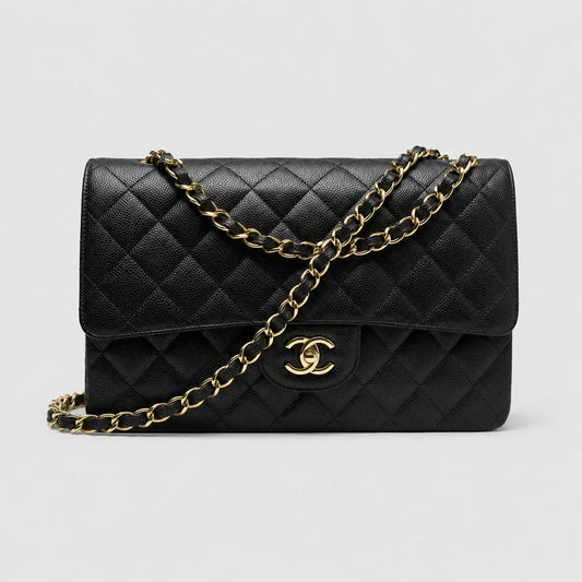 Chanel Classic Flap Timeless — Hauptansicht Vorderseite | Luren Authentisch