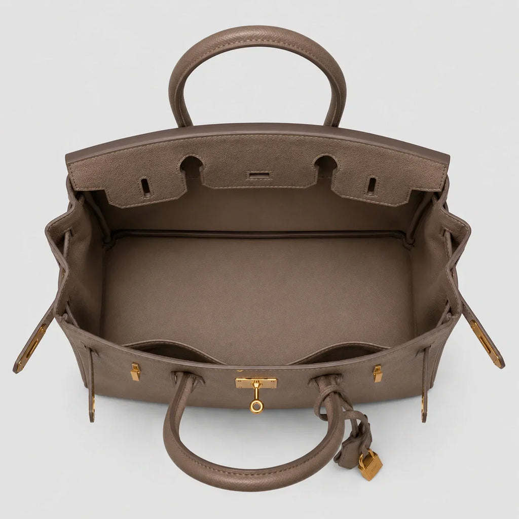 Hermès Birkin 30 Epsom Gris Gold — Größenvergleich | Luren Authentisch