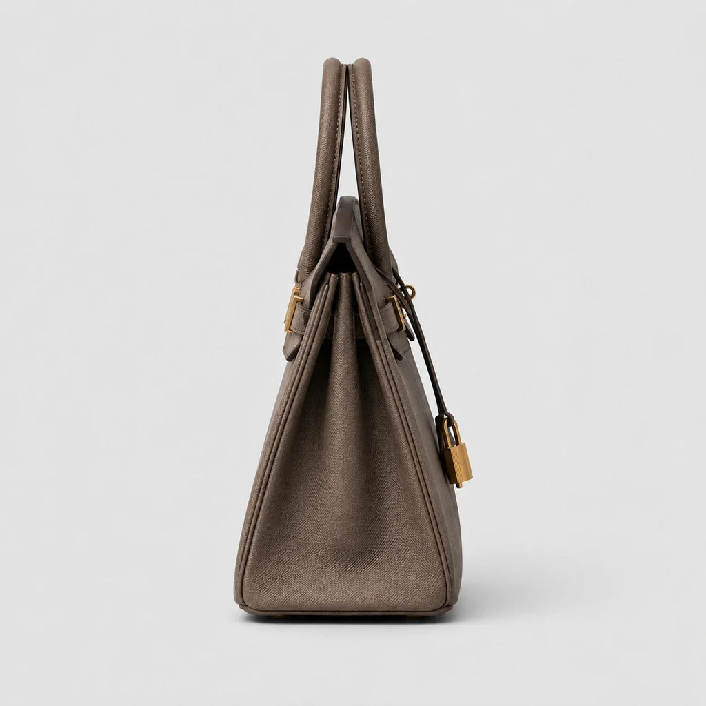 Hermès Birkin 30 Epsom Gris Gold — Innenansicht | Luren Authentisch