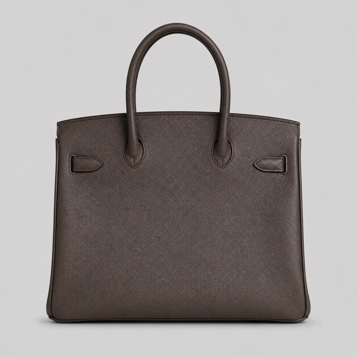 Hermès Birkin 30 Epsom Gris Gold — Rückansicht | Luren Authentisch