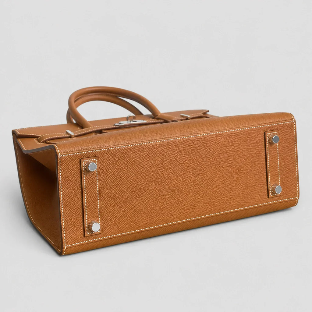 Hermès Birkin 30 Epsom Sellier Gold Palladium — Beschläge Detailansicht | Luren Authentisch