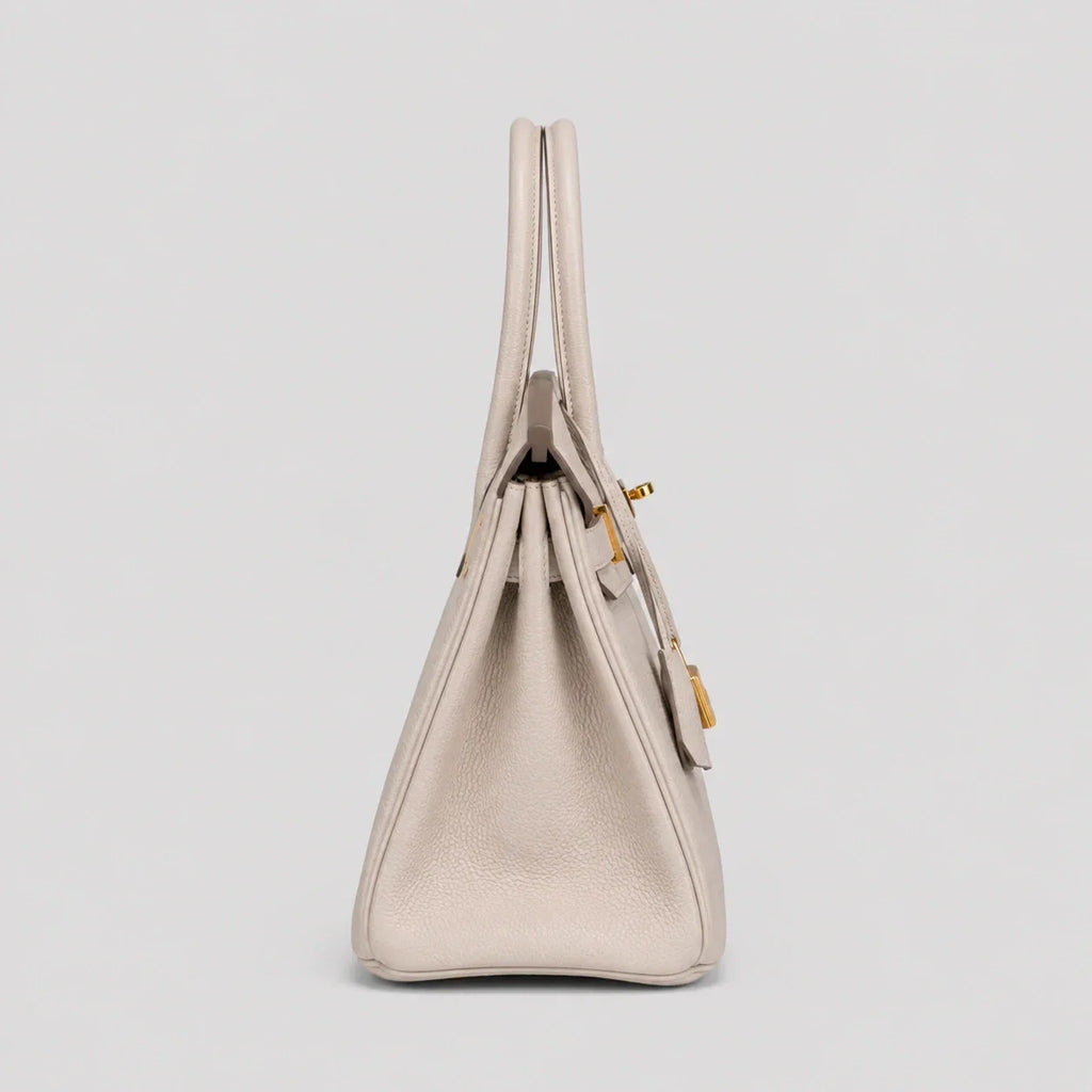 Hermès Birkin 30 Togo Craie Gold — Innenansicht | Luren Authentisch