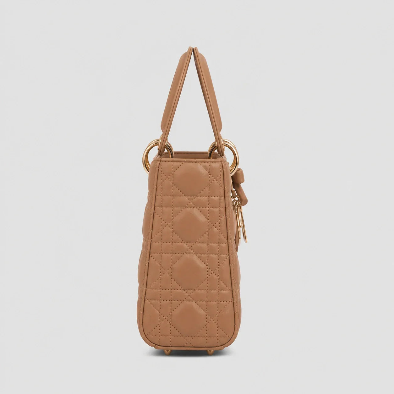 Lady Dior Cannage Lammleder Camel — Innenansicht | Luren Authentisch