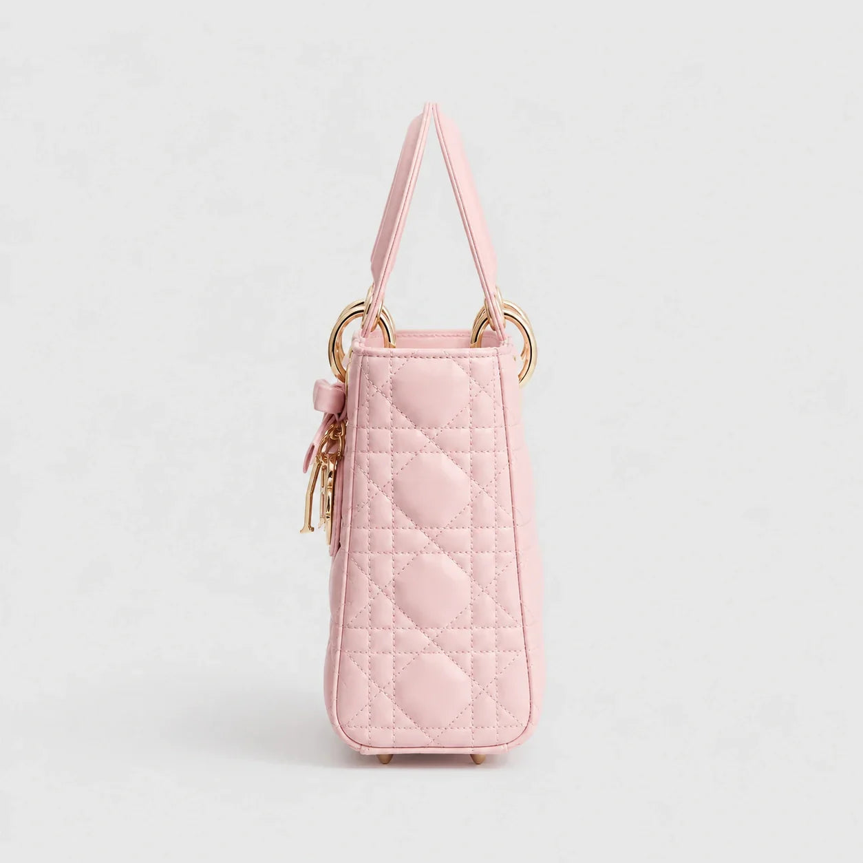 Lady Dior Cannage Lammleder Rosa Soupir — Innenansicht | Luren Authentisch