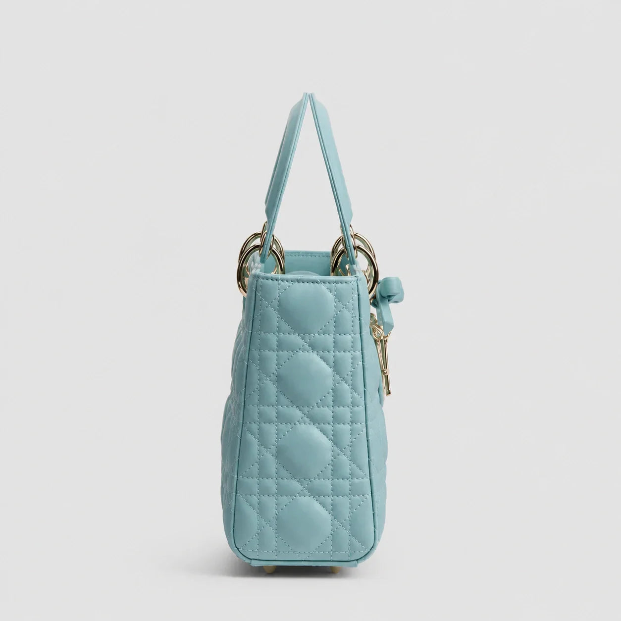 Lady Dior Cannage Lammleder Turmalinblau — Innenansicht | Luren Authentisch